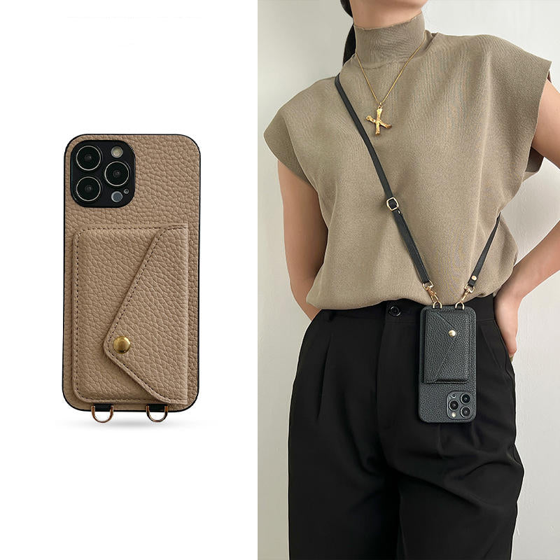iphone leather wallet case, crossbody iphone case, iphone lanyard case, iphone card holder case, iphone drop proof case, leather phone case, iphone wallet case, iphone strap case, iphone bumper case, wallet phone case, phone case with card holder, phone case with strap