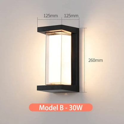 LumiGlo® Outdoor Wall Light – Modern Design, IP65 Waterproof