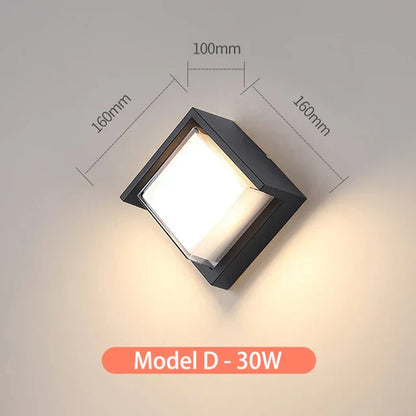 LumiGlo® Outdoor Wall Light – Modern Design, IP65 Waterproof