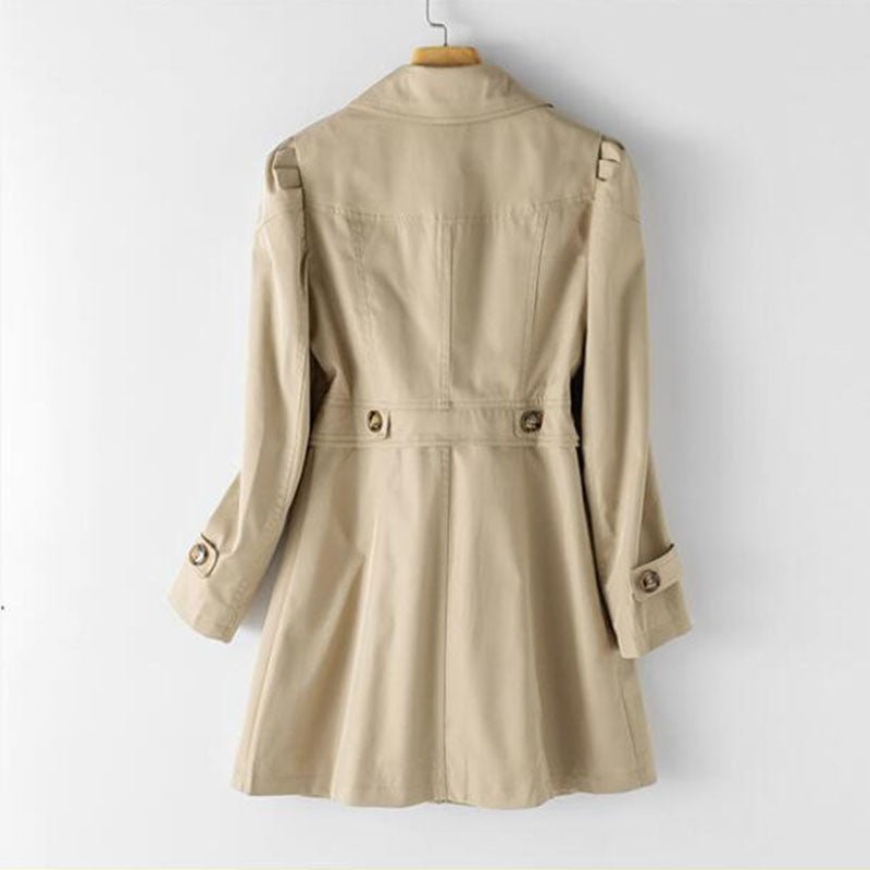 Elegant Trench Coat | Tailored Silhouette | Lightweight Fabric | Transitional Outerwear