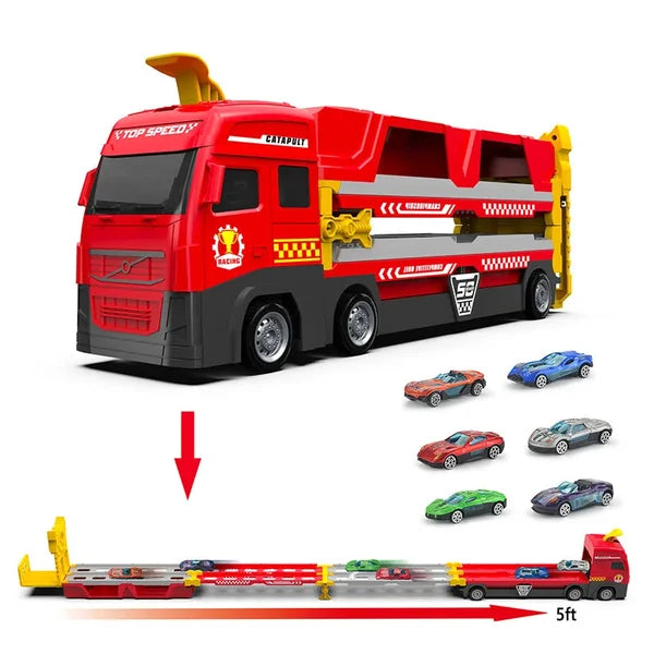 MegaTruck - Mega Hauler Truck with Launching Race Track