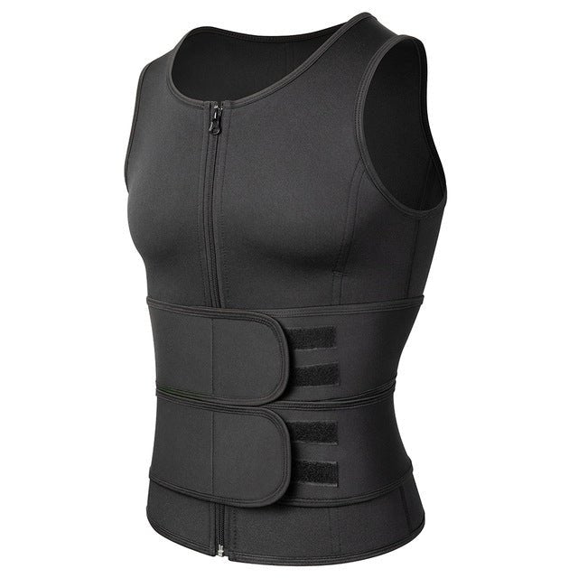 men's sauna vest, neoprene weight loss vest, calorie burning vest, men's slimming vest, compression vest, gym body shaper, men's waist trainer, best way to lose weight, lose weight fast, body shaper vest men, fat burners for men, best fat burner for men, neoprene sauna body shaper vest, men's compression slimming waist trainer vest