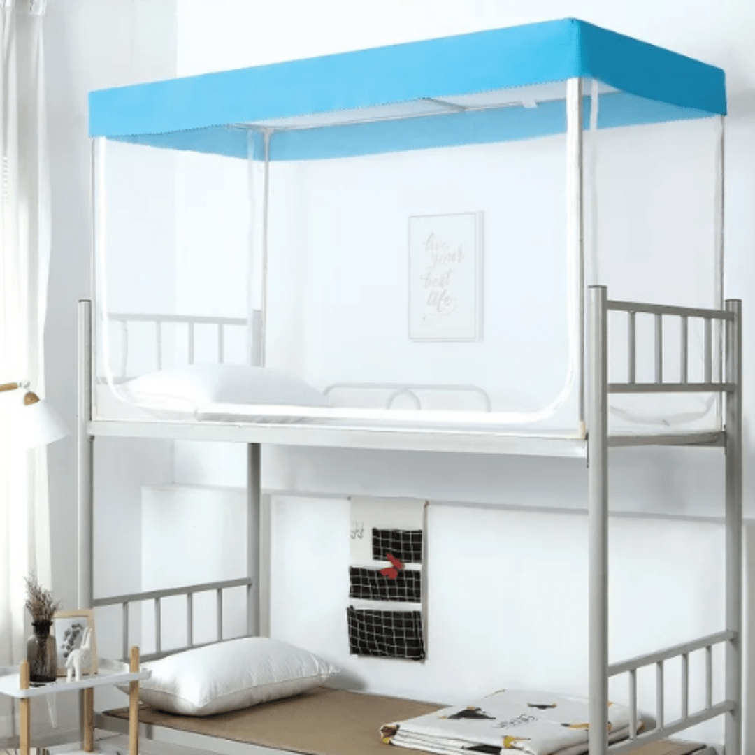 Spacious Bunk Bed Mosquito Net – Pop-Up Style, Perfect for Students