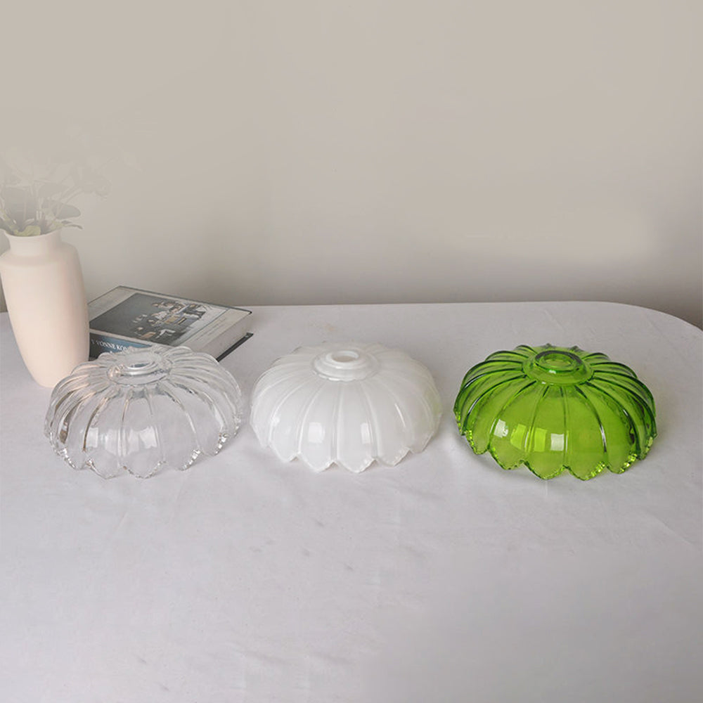Vintage Glazed Flower Pendant Lamp
