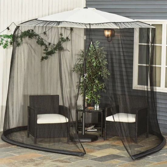 This patio umbrella net is the perfect mosquito net for umbrella setups outdoors. Designed with durable outdoor mosquito netting, it offers full coverage from bugs. Use this mosquito net for umbrella dining or lounging, making the patio umbrella net a must-have for protection.