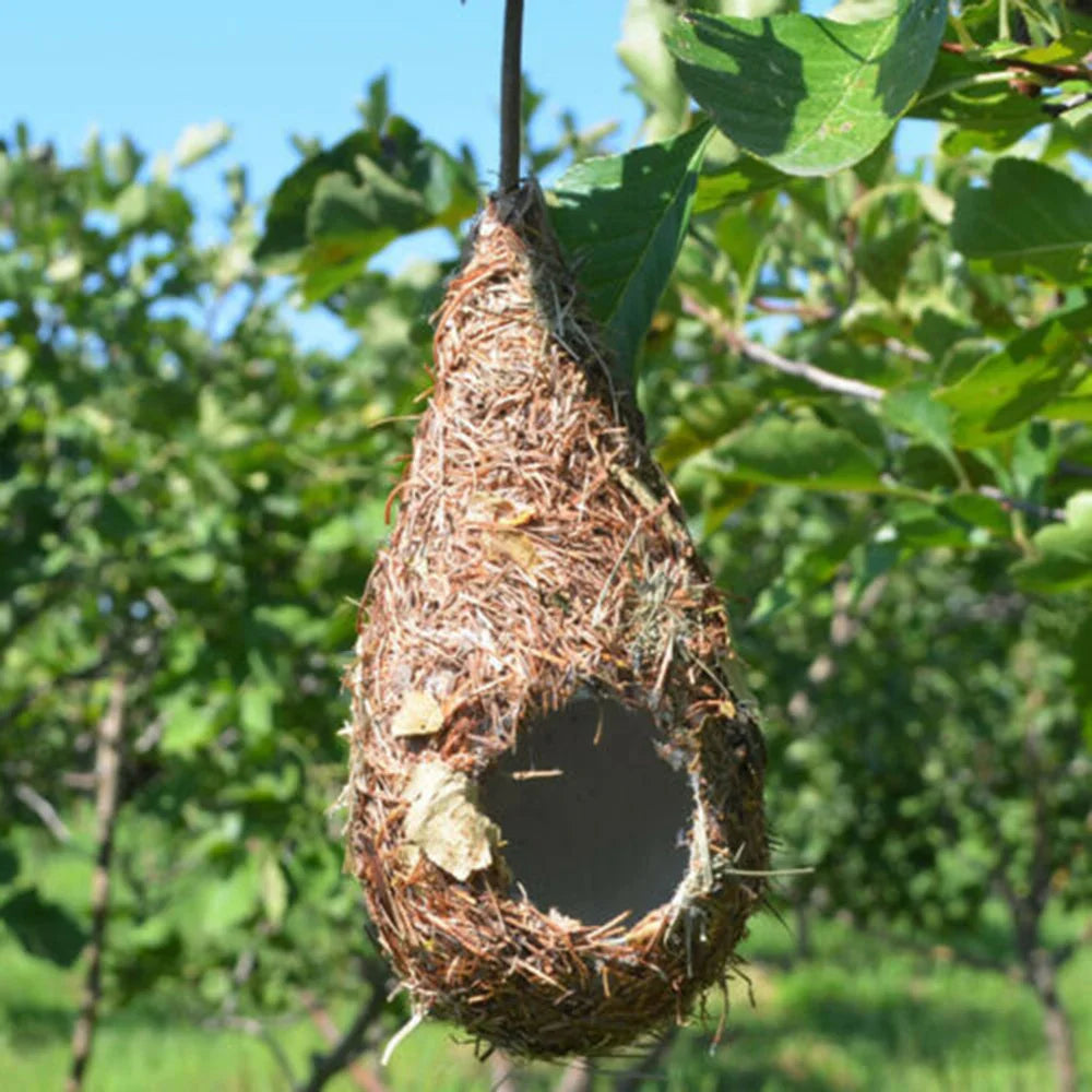 Woven Fiber Bird Nest – Natural and Decorative Shelter