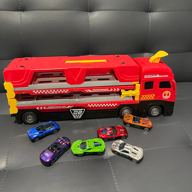 MegaTruck - Mega Hauler Truck with Launching Race Track