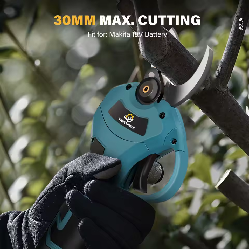 Cordless Electric Pruner 1300W – 30mm Cutting Capacity