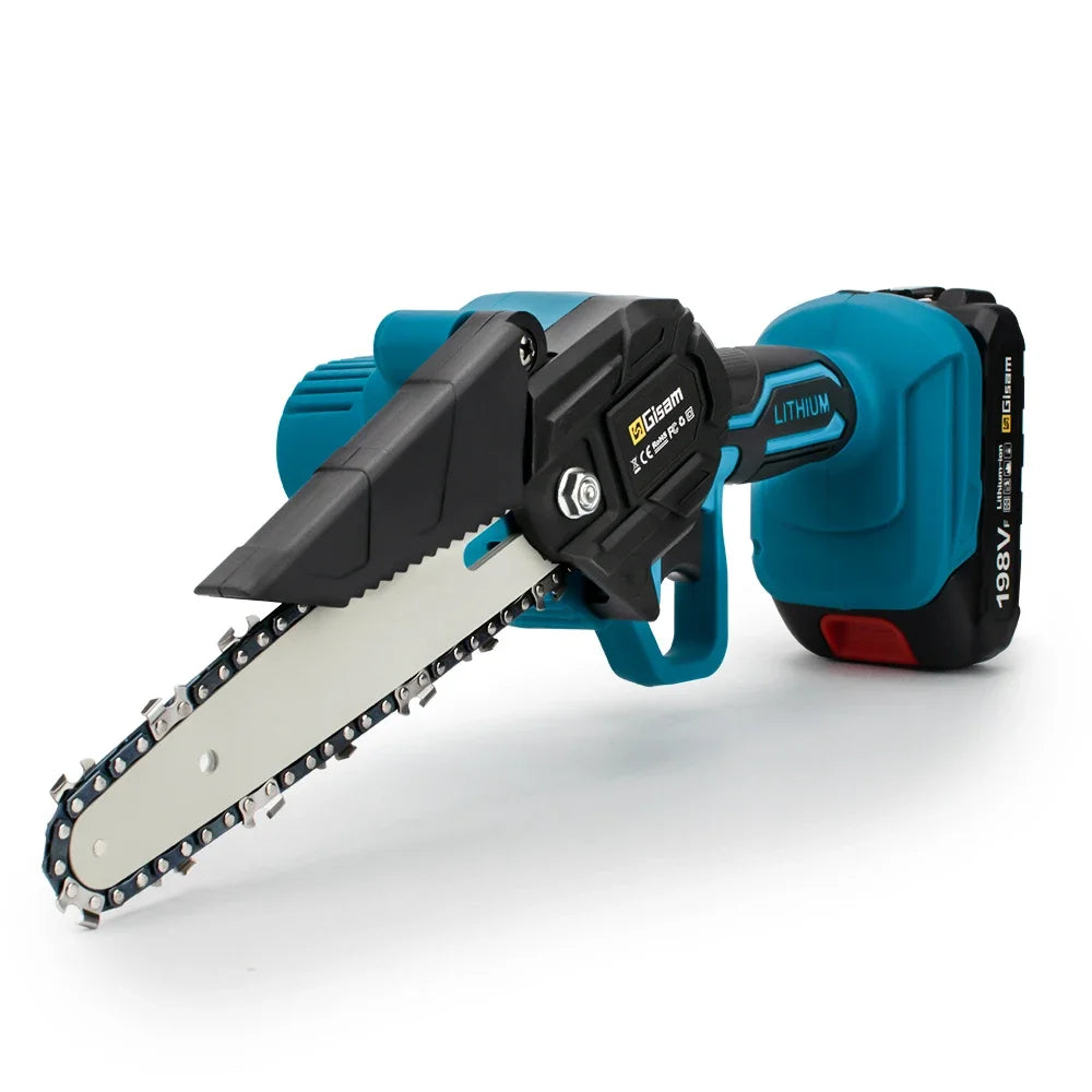 Cordless Mini Chainsaw 6" – 1500W, Compatible Makita 18V