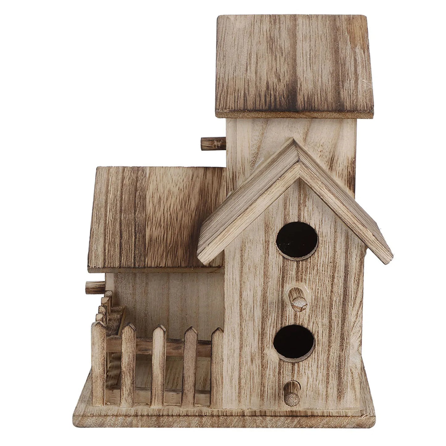 Wooden Birdhouse – Natural Outdoor Shelter