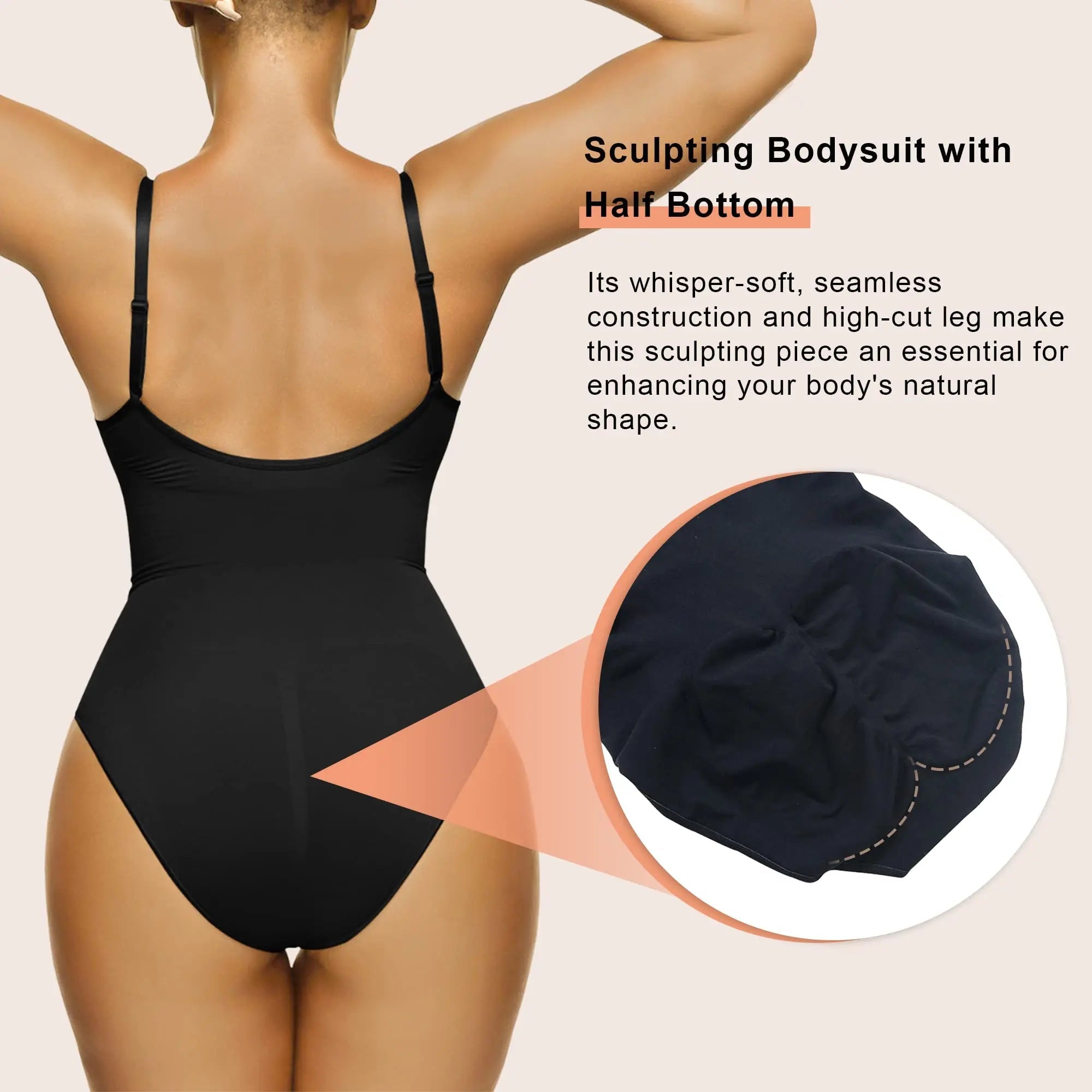 Bodysuit for Women Tummy Control Shapewear Seamless Sculpting Briefs Body Shaper