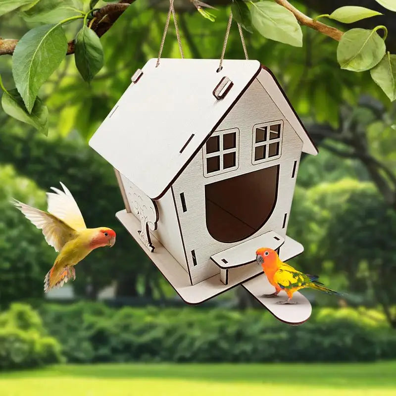 Wooden Birdhouse – Easy Assembly