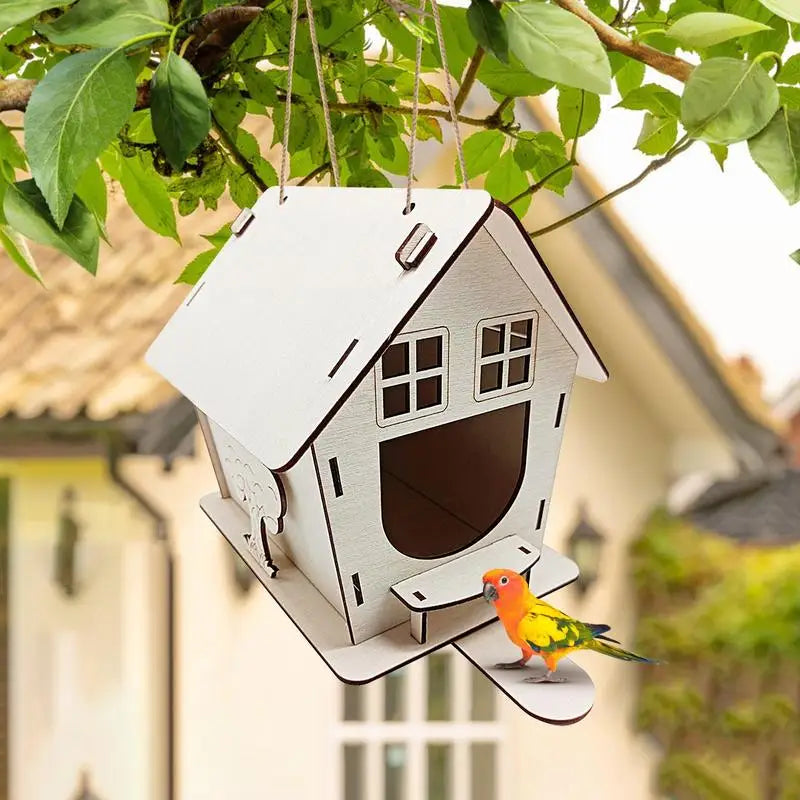 Wooden Birdhouse – Easy Assembly