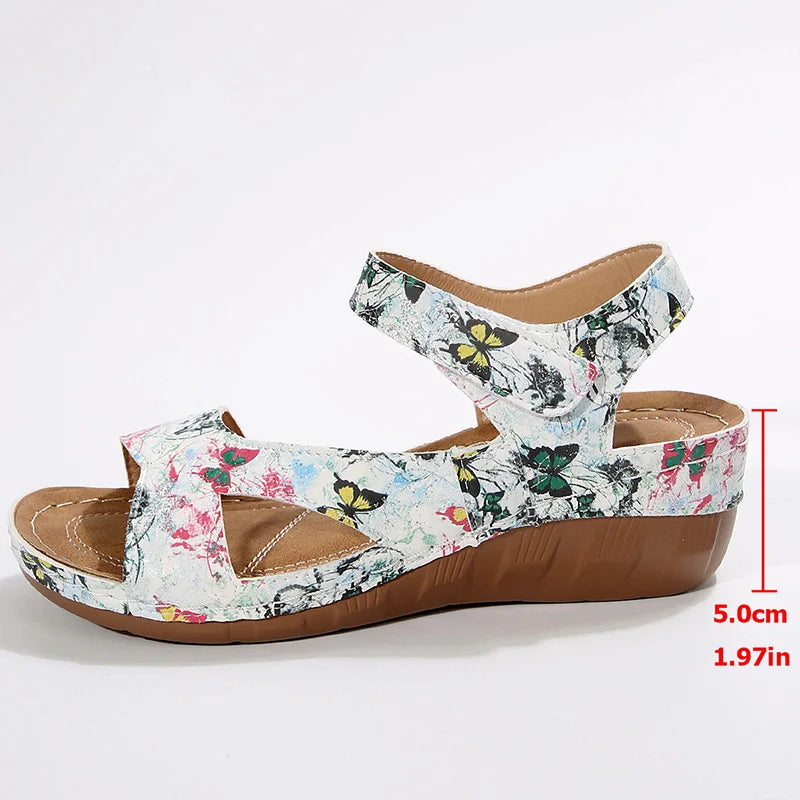 Women's Sandals Wedge Casual Soft Sole Heeled Sandals