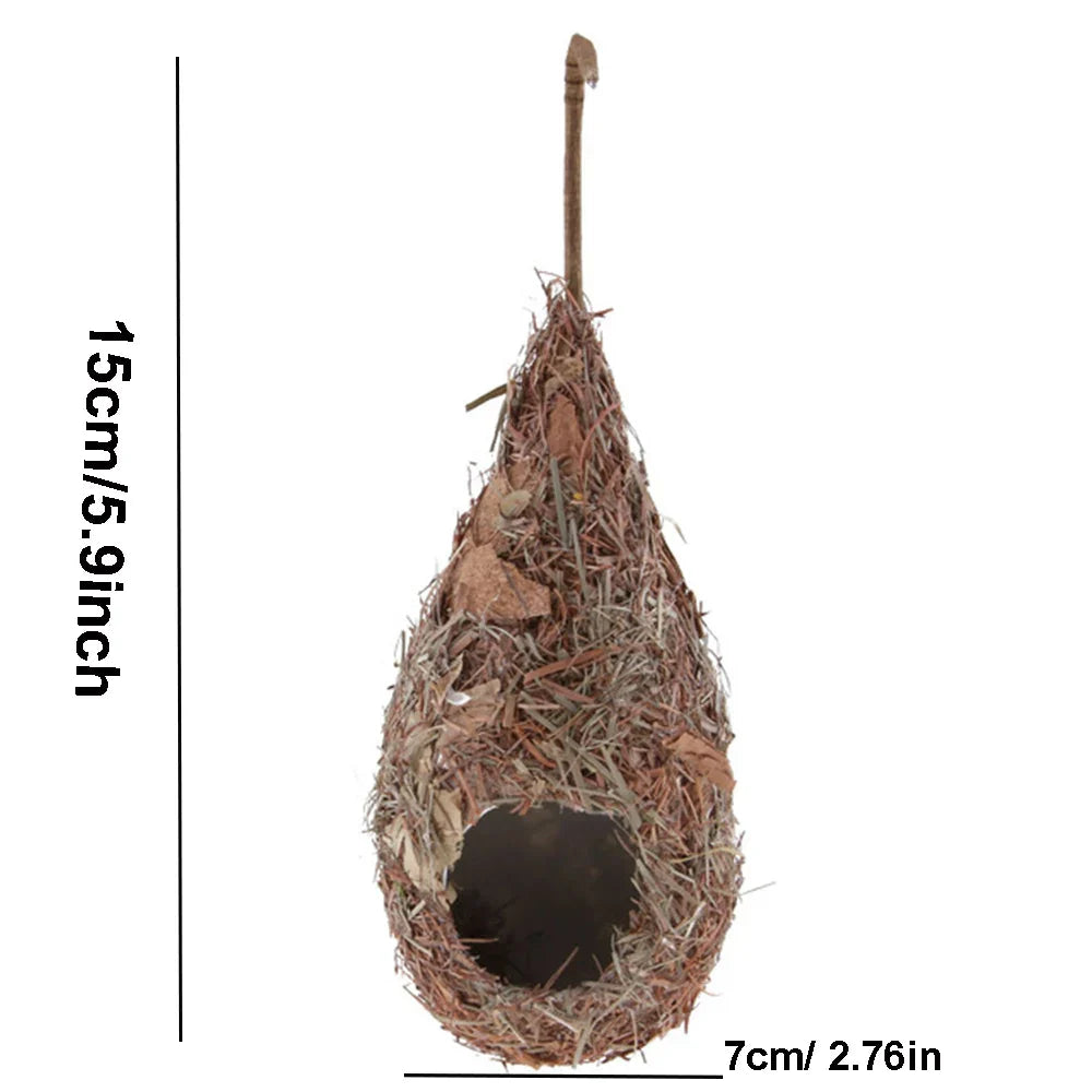 Woven Fiber Bird Nest – Natural and Decorative Shelter