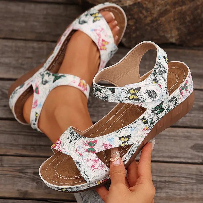 Women's Sandals Wedge Casual Soft Sole Heeled Sandals