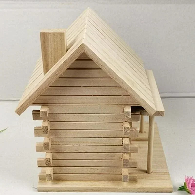 Natural Wooden Birdhouse – Ideal for Birds and Outdoor Decoration