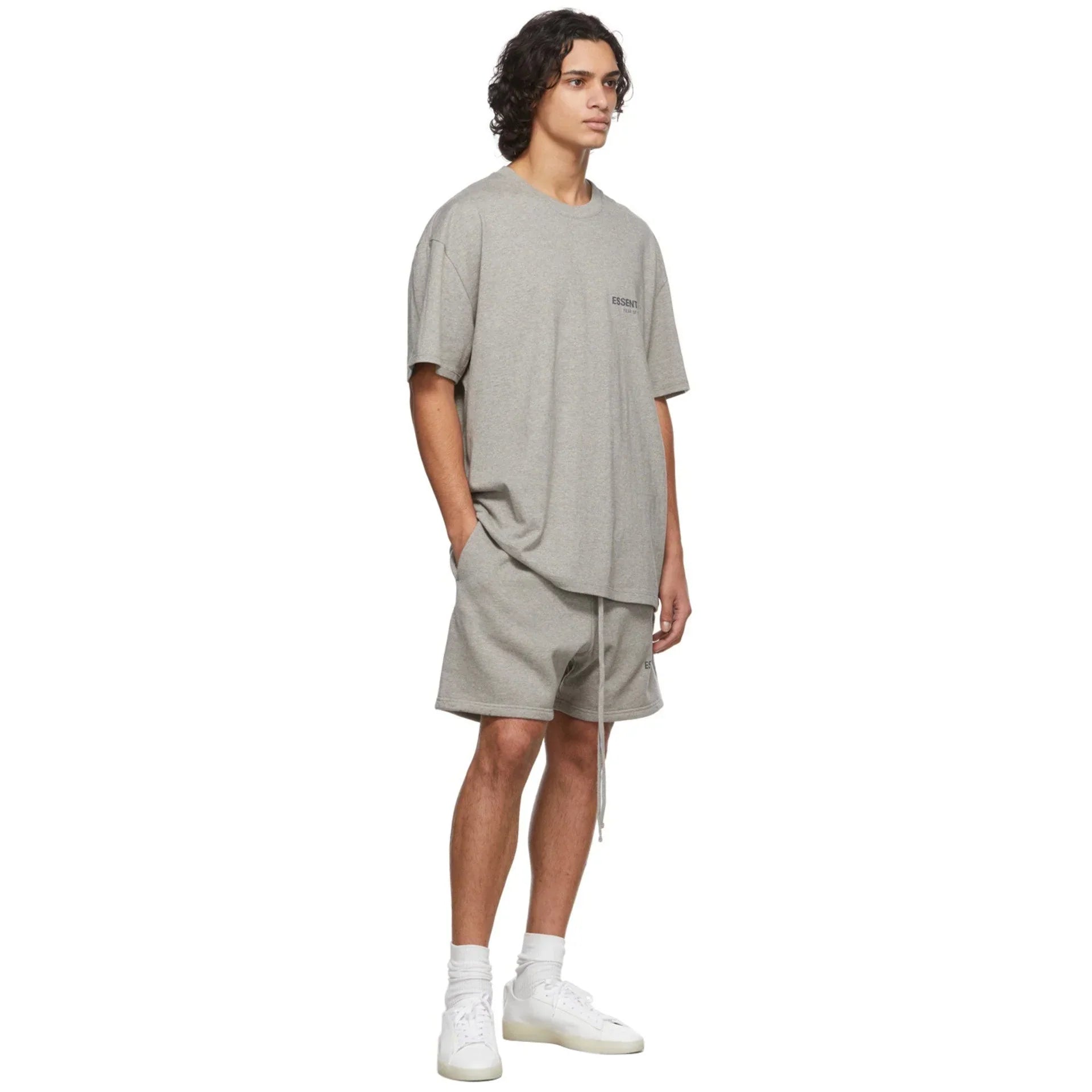 streetwear set, oversized t shirt set, casual wear set, streetwear fashion, essentials short set, minimalistic clothing, adjustable waistband shorts, streetwear comfortable set, oversized casual clothing, minimalistic streetwear set, casual oversized clothing, fashion essentials set, adjustable shorts, minimal casual wear, street fashion essentials, streetwear minimalistic outfit, casual shorts