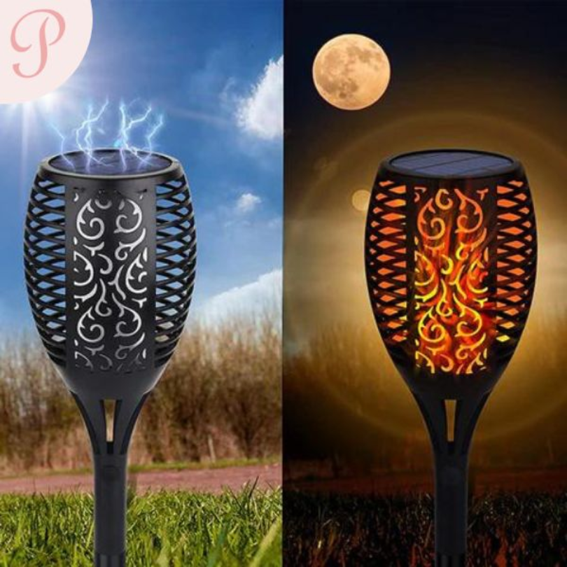 Solar LED Torch – Outdoor Flame Effect Lighting