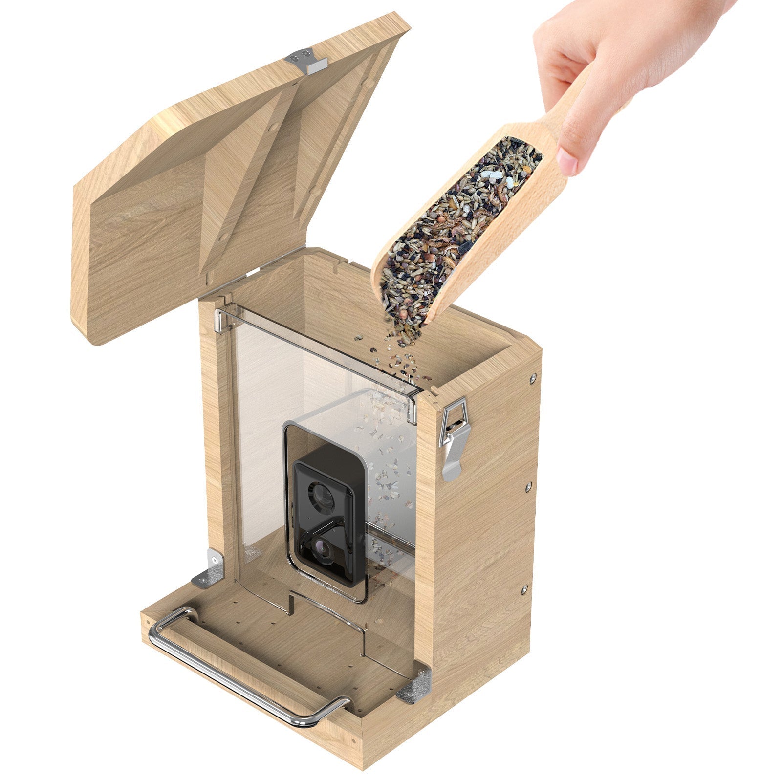 Intelligent Bird Feeder with HD Camera – Real-Time Surveillance