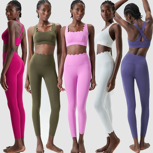 women's yoga set, activewear for women, spandex yoga set, compression leggings, women's fitness set, stylish activewear, workout outfit for women, two piece yoga outfit, yoga crop top, gym leggings, yoga clothes, leggings for women, black leggings, comfortable fitness apparel, exercise fashion, stretchy athletic wear, women's gym clothing, matching yoga outfits, trendy gym set, sportswear women