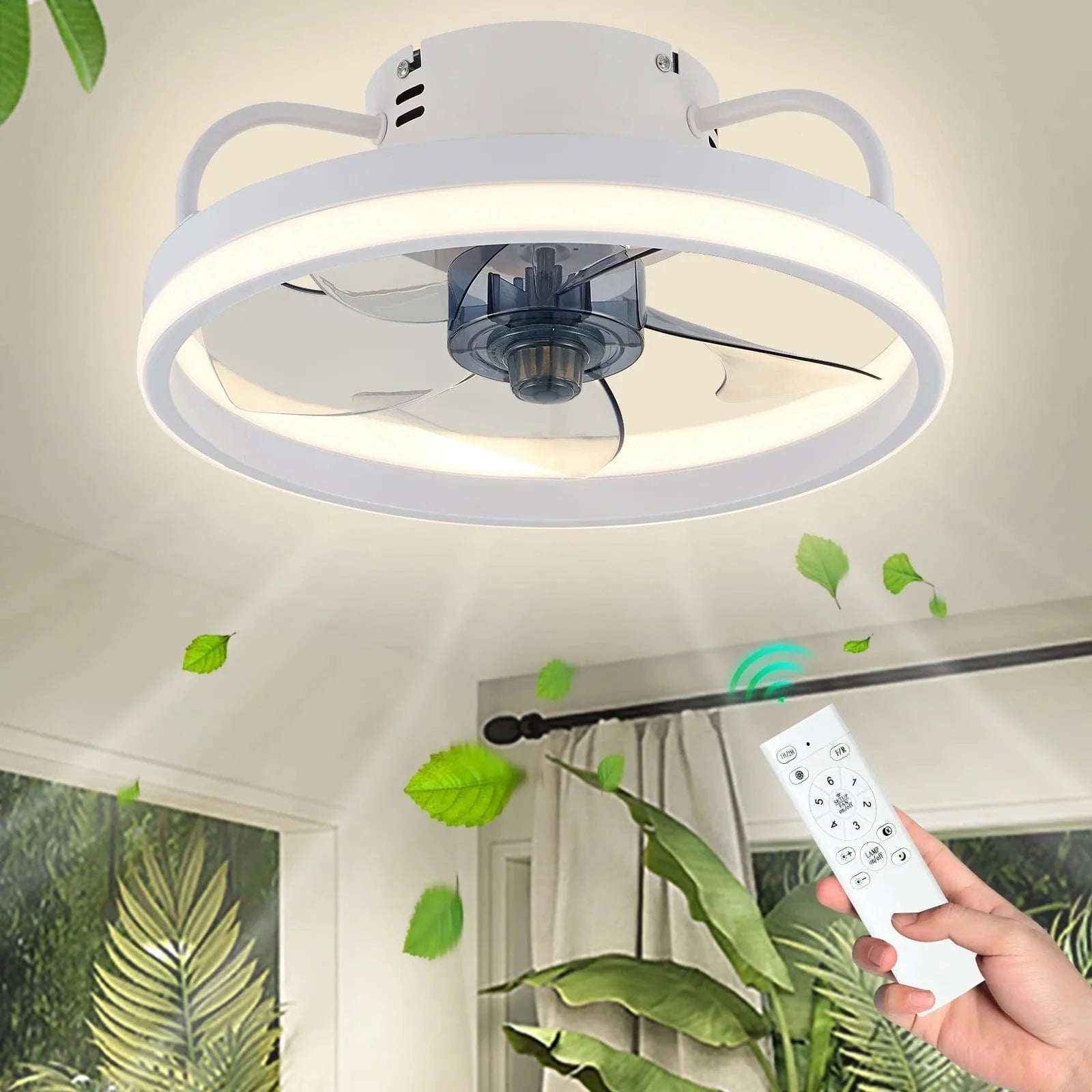 AeroLux - Premium Multifunction Ceiling Fan with LED Light