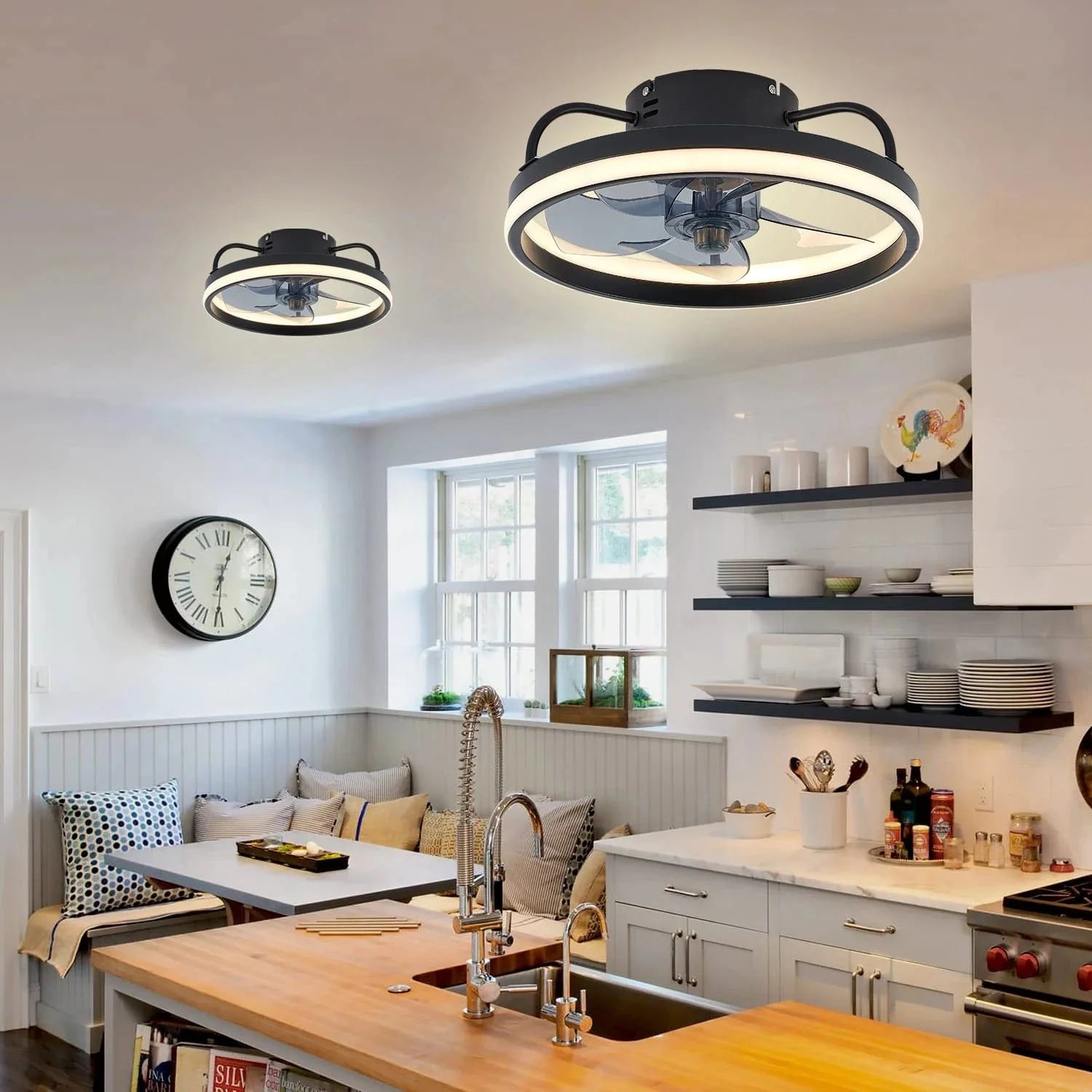 AeroLux - Premium Multifunction Ceiling Fan with LED Light