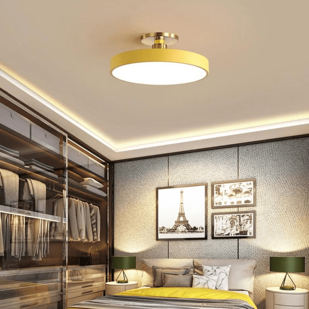 NordiGlow - Modern LED Ceiling Light for Bedroom