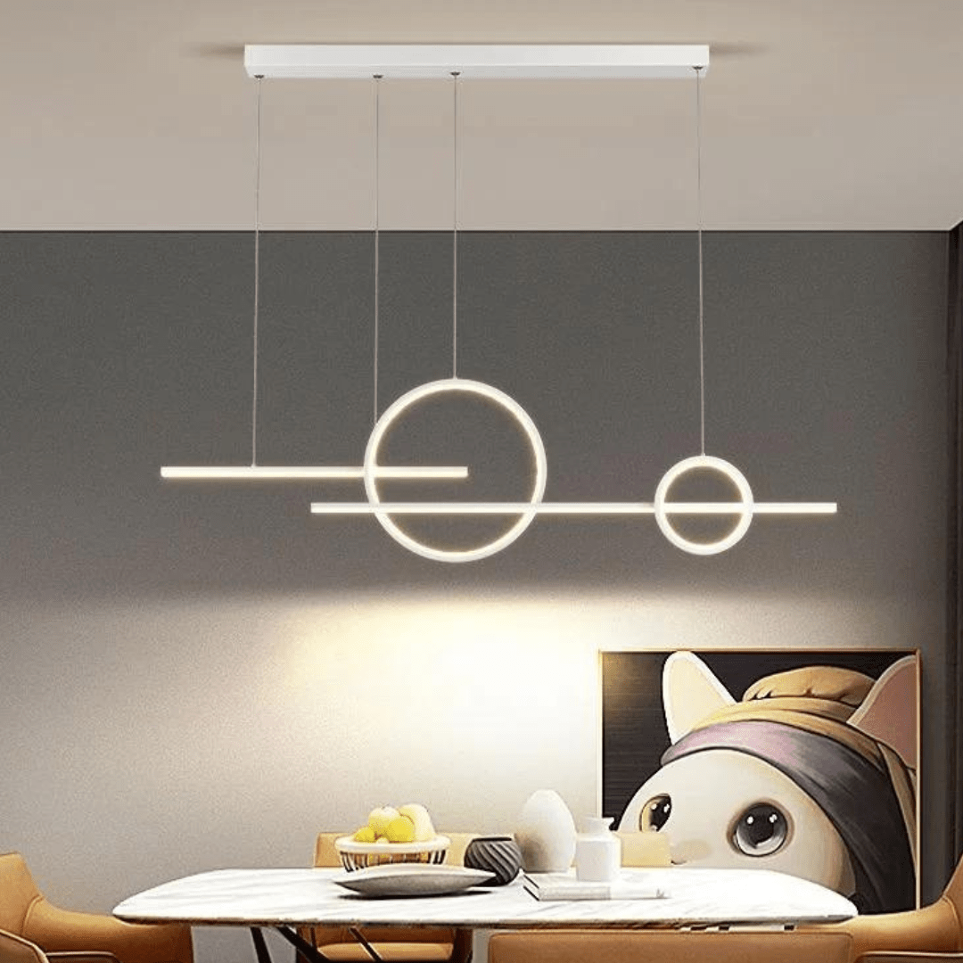 Elegant Modern Dining Room Chandelier – Adjustable LED Lighting