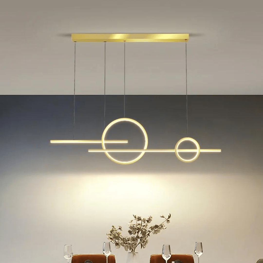 Elegant Modern Dining Room Chandelier – Adjustable LED Lighting