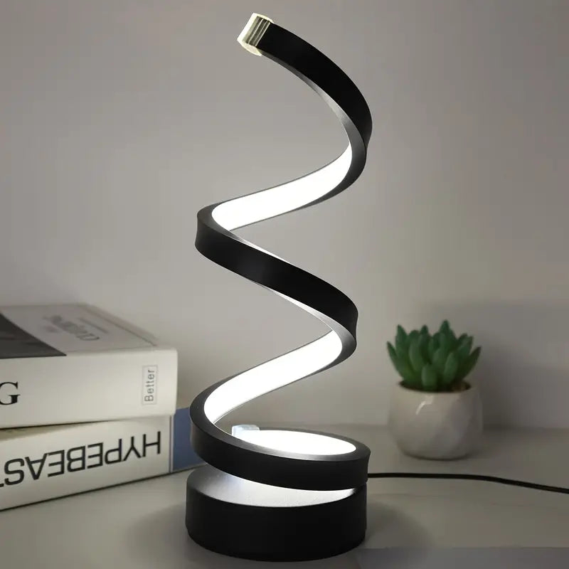 Modern Design Spiral LED Table Lamp (Dimmable)