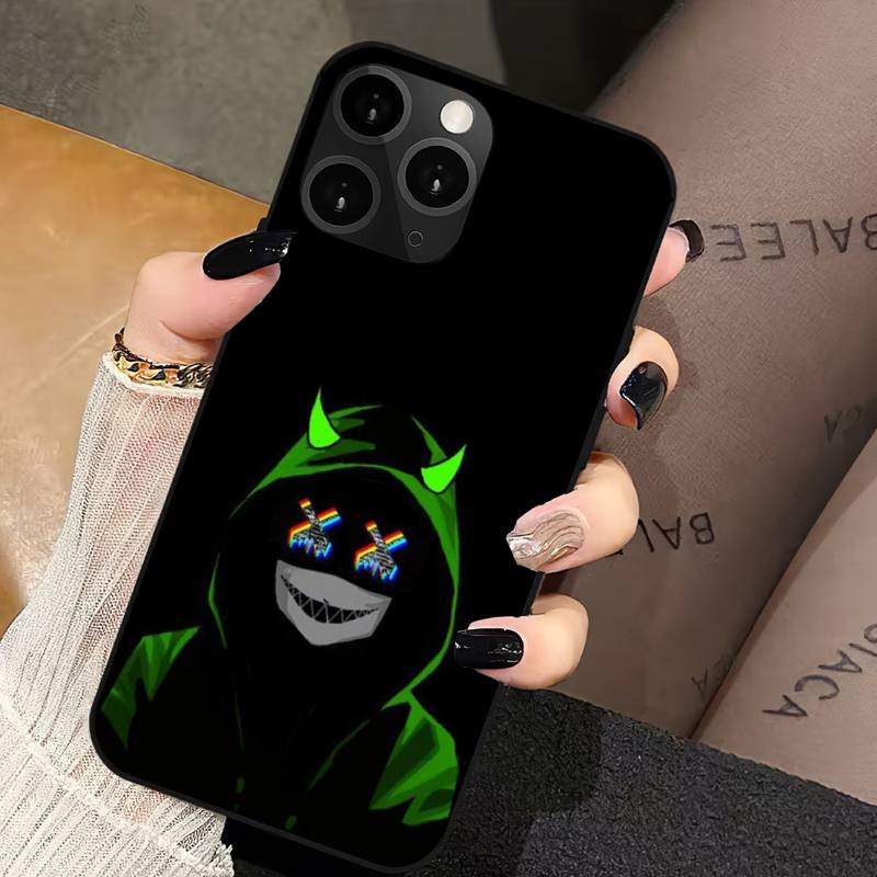 Rugged Devil Bad Boy Design iPhone Case | MagSafe Case with 360-Degree Protection & Camera Lens Cover for Apple iPhone 16/15/14/13/12 Pro Max, Pro, Plus, e & Mini Cover | Shockproof Phone Case with Armor Shell & Bumper Cover