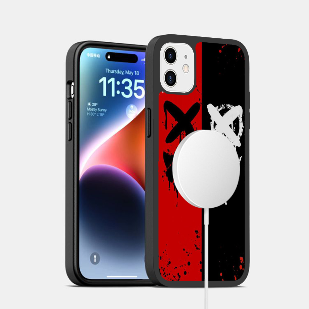 Rugged Devil Bad Boy Design iPhone Case | MagSafe Case with 360-Degree Protection & Camera Lens Cover for Apple iPhone 16/15/14/13/12 Pro Max, Pro, Plus, e & Mini Cover | Shockproof Phone Case with Armor Shell & Bumper Cover