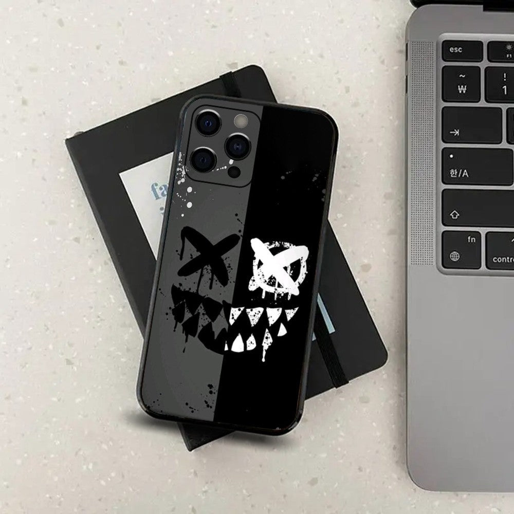 Rugged Devil Bad Boy Design iPhone Case | MagSafe Case with 360-Degree Protection & Camera Lens Cover for Apple iPhone 16/15/14/13/12 Pro Max, Pro, Plus, e & Mini Cover | Shockproof Phone Case with Armor Shell & Bumper Cover