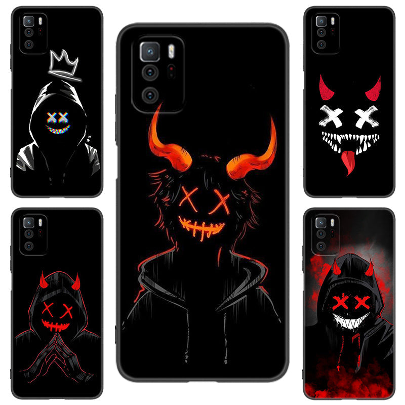 Rugged Devil Bad Boy Design iPhone Case | MagSafe Case with 360-Degree Protection & Camera Lens Cover for Apple iPhone 16/15/14/13/12 Pro Max, Pro, Plus, e & Mini Cover | Shockproof Phone Case with Armor Shell & Bumper Cover