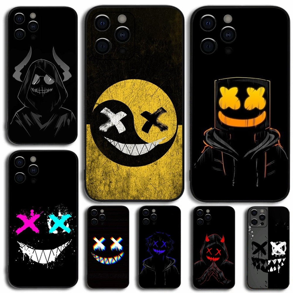Rugged Devil Bad Boy Design iPhone Case | MagSafe Case with 360-Degree Protection & Camera Lens Cover for Apple iPhone 16/15/14/13/12 Pro Max, Pro, Plus, e & Mini Cover | Shockproof Phone Case with Armor Shell & Bumper Cover