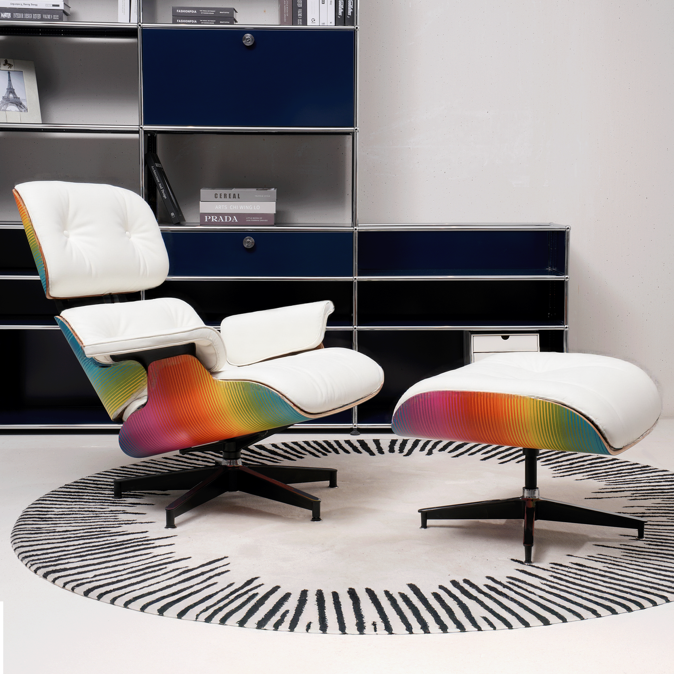 Retro Lounge Chair – A+ Premium Custom Edition