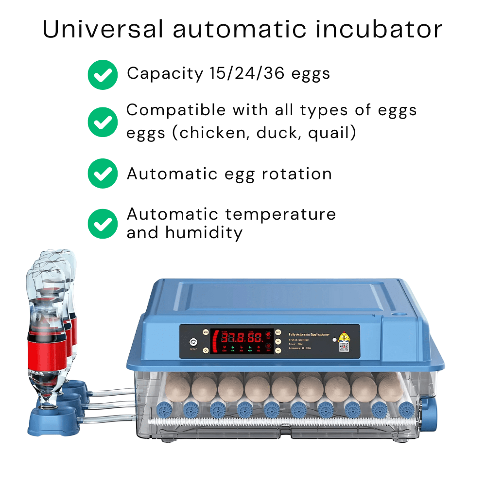 HatchTech - Professional Automatic Egg Incubator for Poultry