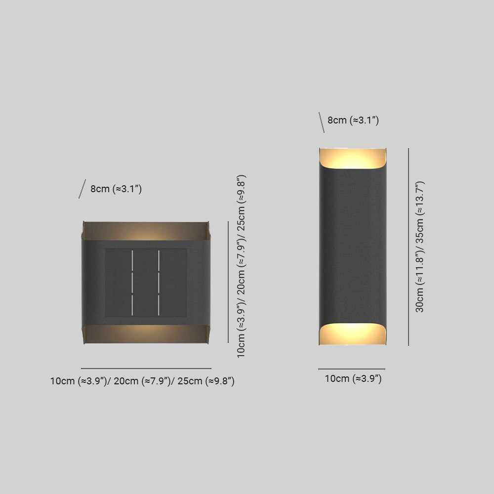 LumenArtus® Solar Wall Light – LED Lighting for Garden & Terrace