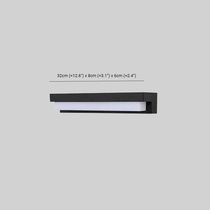 Orr® Dimmable Solar Wall Light – Modern Black LED Outdoor Lighting