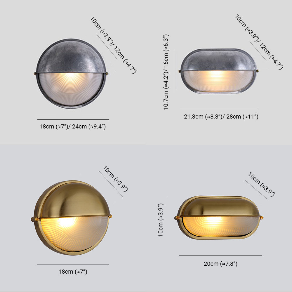 LumenEra® Modern Wall Light – Waterproof, Indoor & Outdoor, Metal & Glass