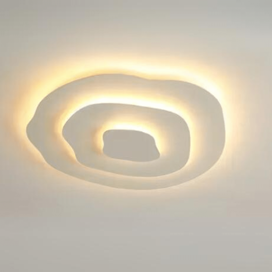 SpiralBright™ - Modern White Spiral LED Ceiling Light