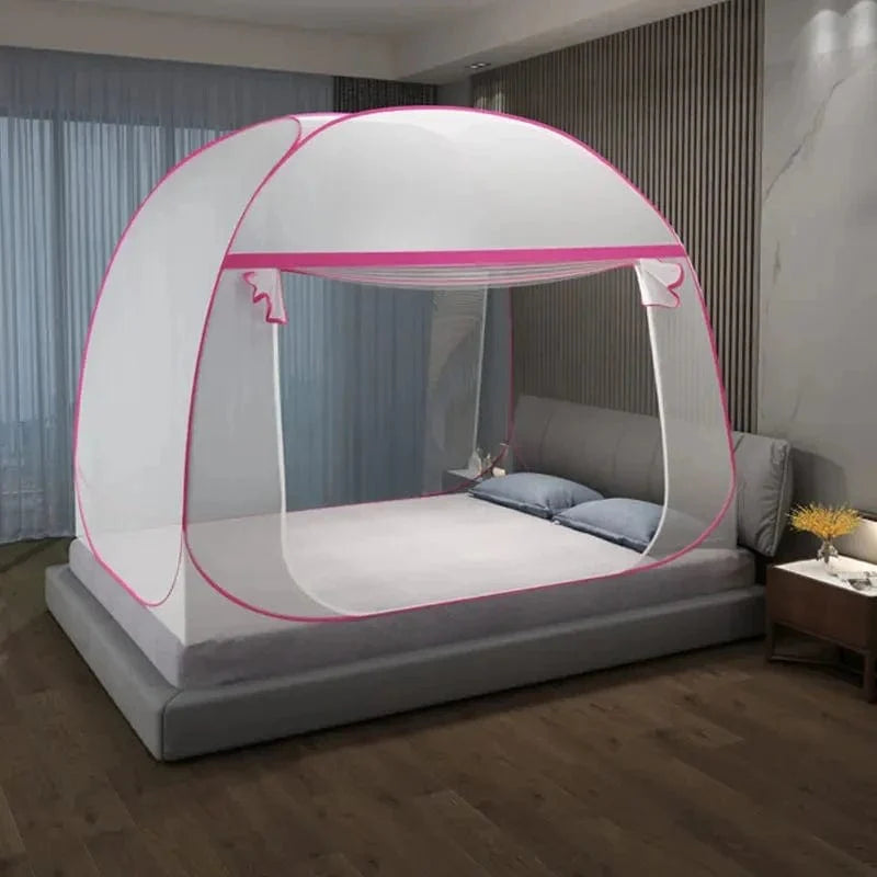 Protective Bunk Bed Bubble Mosquito Net – Pop-Up, Ventilated & Sturdy
