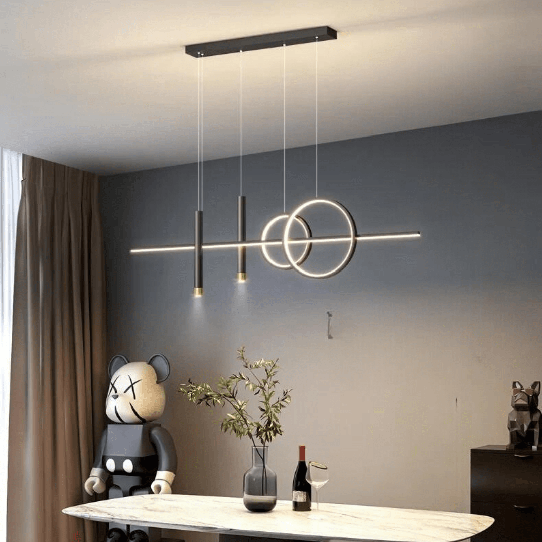 Contemporary LED Chandelier – Modern Elegance for Dining & Living Room