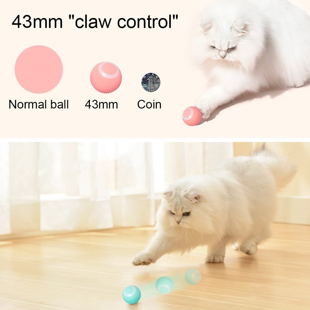 Smart Rolling Ball - Smart Electric Cat Ball Toys for Indoor