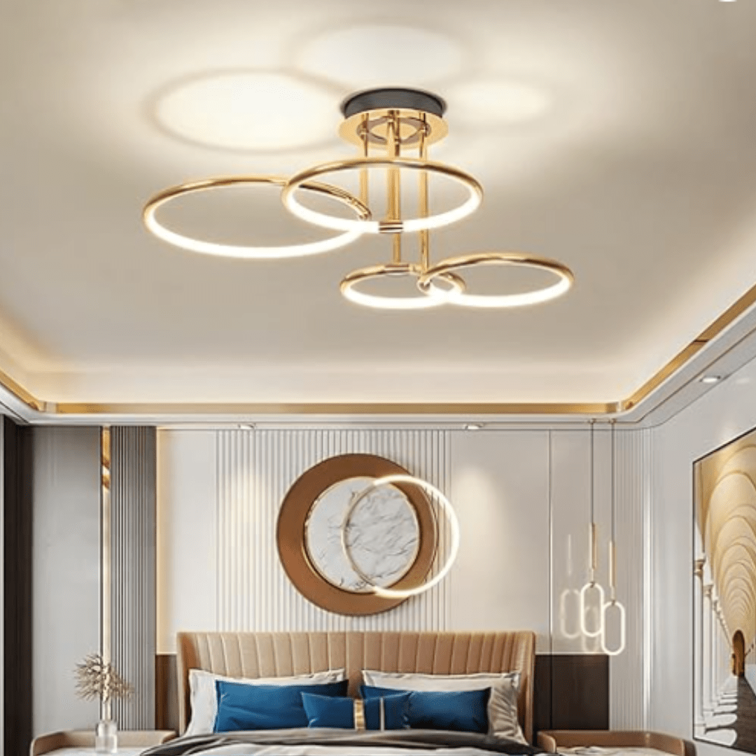 LumaCercle™ - Modern Circular LED Ceiling Light for Living Room