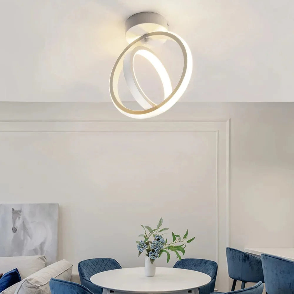 TwistAura™ - Entwined Rotating LED Ceiling Light