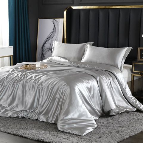 Satin Bed Set with Cotton Feel