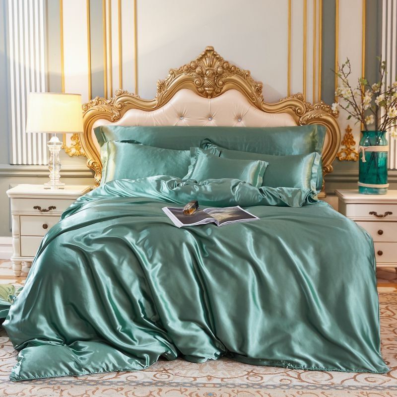 Satin Bed Set with Cotton Feel