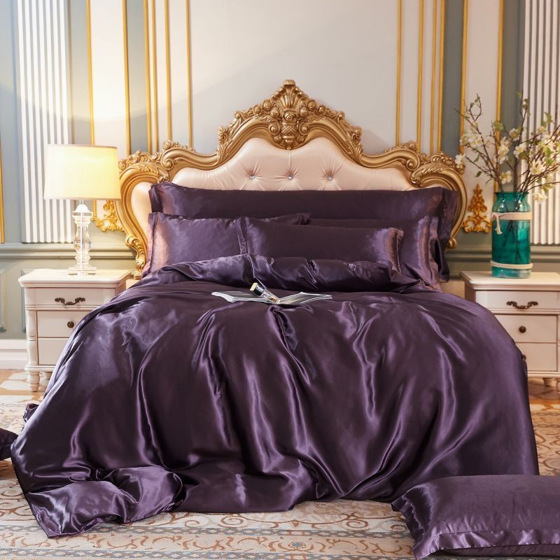 Satin Bed Set with Cotton Feel